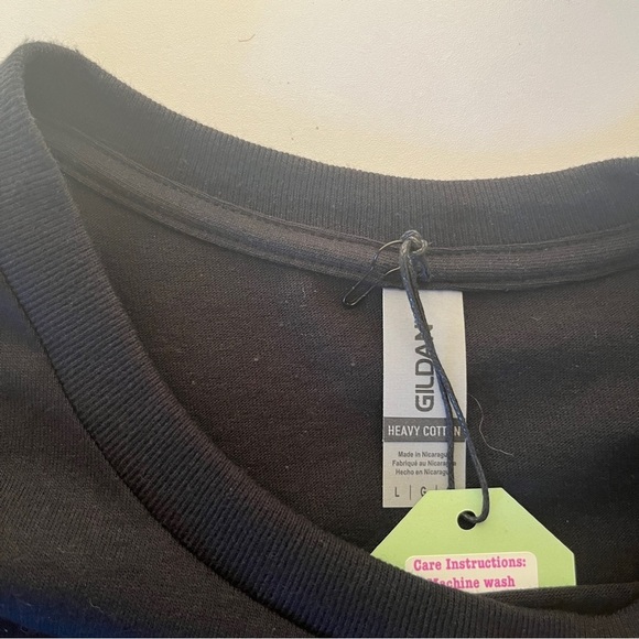 Graphic Funny Dog Shirt My Dog Needs a Dad Black Large - Picture 5 of 6